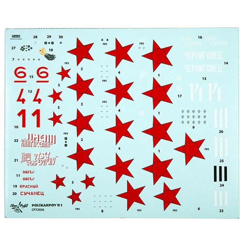 Clear Prop! CP72026 Polikarpov R-1 ADVANCED KIT 1/72 – image 11