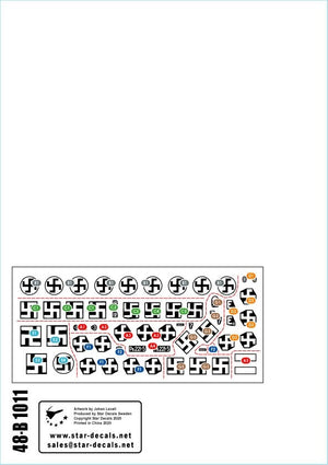 Star Decals 48-B1011 Finlande Seconde Guerre mondiale n° 3. PzKpfw IV Ausf J, BA-10M et BA-20M 1/48 – image 2