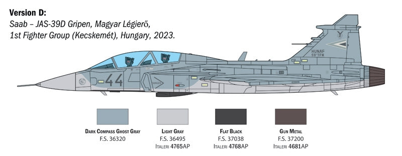 Italeri 2664 JAS-39D GRIPEN BI-PLACE 1/48 – image 4