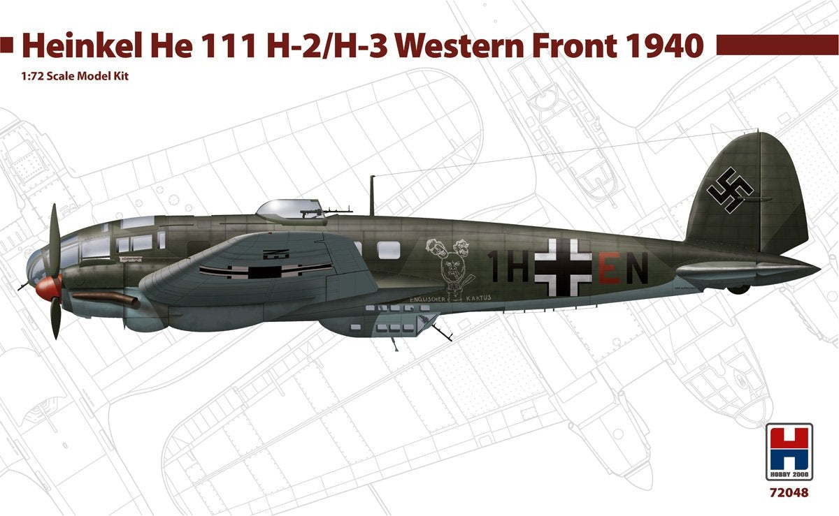 Hobby 2000 72048 Heinkel He-111H-2/H-3 Front de l&amp;#39;Ouest 1940 1/72