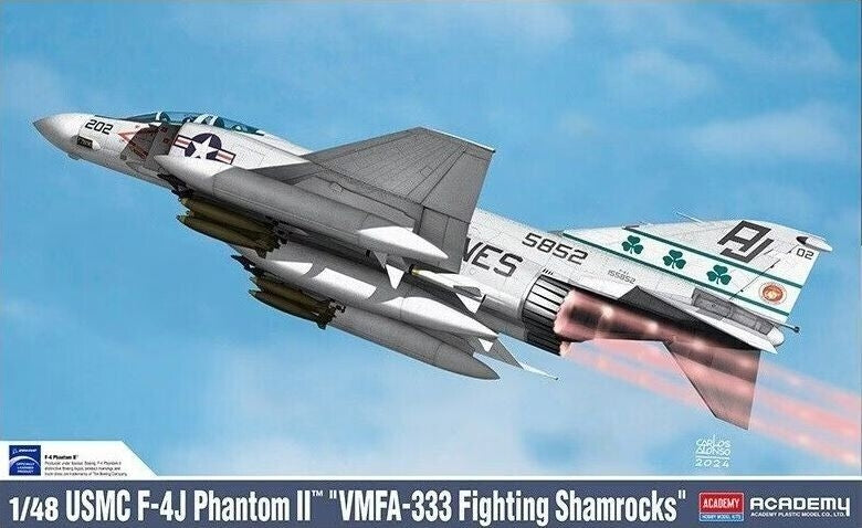 Maquette Academy 12356 USMC F-4J Phantom II VMFA-333 Shamrocks 1/48