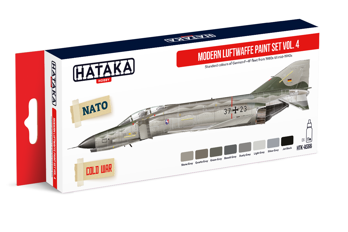 Hataka HTK-AS66 Ensemble de peinture moderne Luftwaffe vol. 4 (8x17ml) – image 2