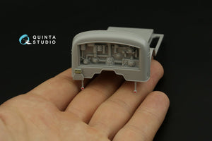 Intérieur imprimé en 3D et coloré sur papier décalcomanie Quinta Studio QD48294 pour Opel Blitz (Tamiya/Italeri) au 1/48 – image 9