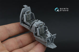 Intérieur imprimé en 3D et coloré sur papier décalcomanie Quinta Studio QD48571 AH-64A (Hasegawa) 1/48 – immagine 10