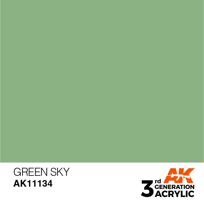 AK Interactive AK11134 GREEN SKY – STANDARD 17 ml