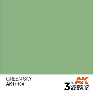 AK Interactive AK11134 GREEN SKY – STANDARD 17 ml