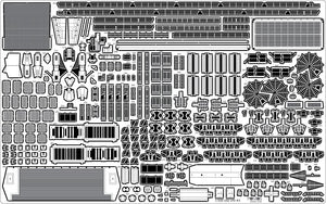 Pontos 35016F1 Ensemble de détails pour LPD de classe USS San Antonio (1/350) – imagen 14