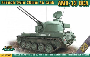 ACE 72447 AMX-13 DCA Char antiaérien français bimoteur de 30 mm, échelle 1/72
