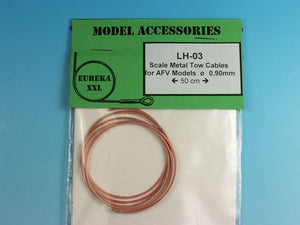 Câble métallique Eureka XXL LH-03 0,9 mm x 50 cm, câble de remorquage
