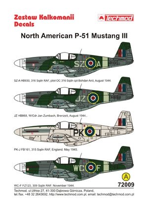 Techmod 72009 - North American P-51 Mustang III 1/72 – image 2