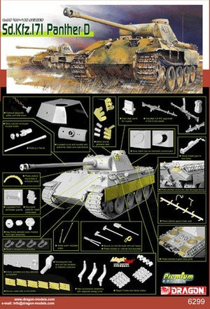 Dragon 6299 allemand Sd.Kfz 171 Panther Ausf. D (Édition Premium) (1/35)