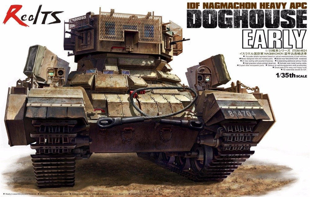 Tiger Modèle 4624 IDF Nagmachon Véhicule blindé de transport de troupes lourd Doghouse Début 1/35