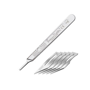 Modelcraft PKN9210 Manche de scalpel n° 3 et lames n° 10A x 5