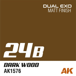 AK Interactive AK1576 DUAL EXO SCENERY 24B – BOIS FONCÉ 60ML – immagine 2