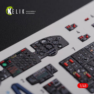 KELIK K48093 CH-47F stickers 3D intérieur pour kit Italeri 1/48 – immagine 4