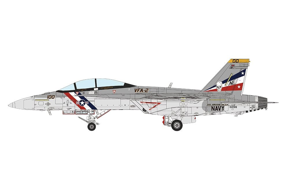 Meng LS-016 BOEING F/A-18F SUPER HORNET CHASSEURS DE BONUS 1/48 – image 12