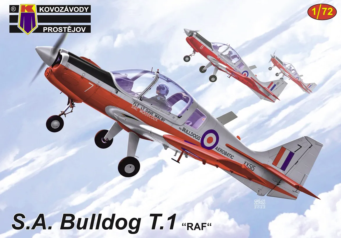Kovozavody Prostejov KPM0298 SA Bulldog T.1 « RAF » 1/72