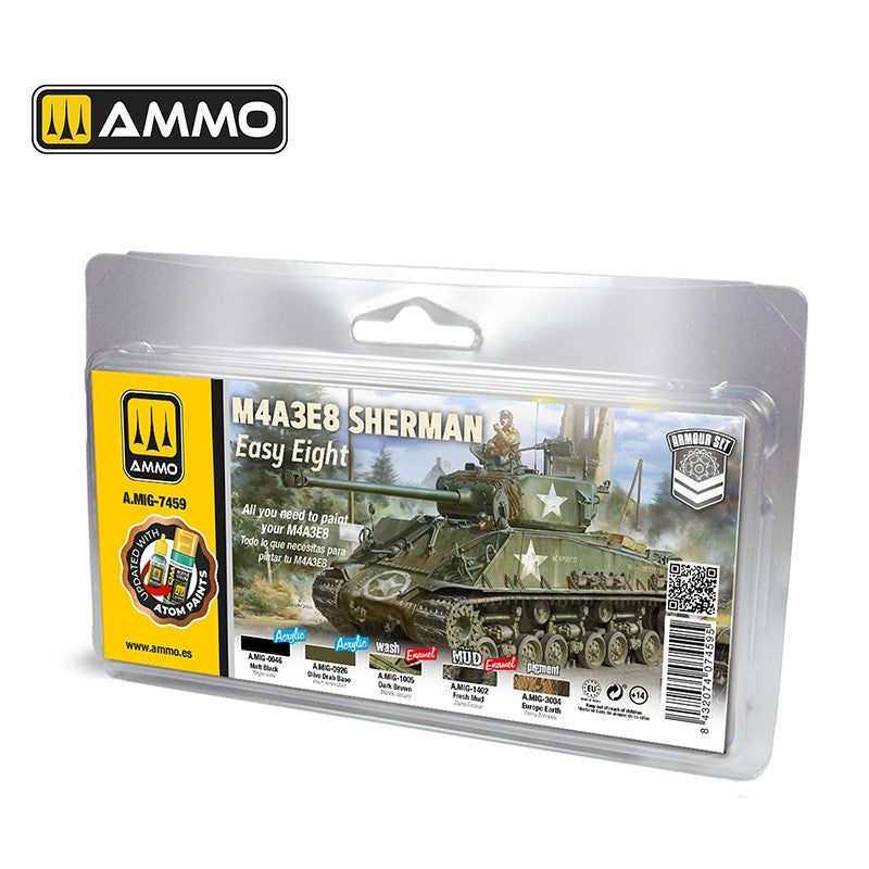 Munitions Mig 7459 M4A3E8 Sherman Easy Eight Set