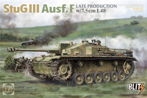 Takom 8015 StuG III Ausf. F Production tardive avec 7,5 cm L/48 1/35