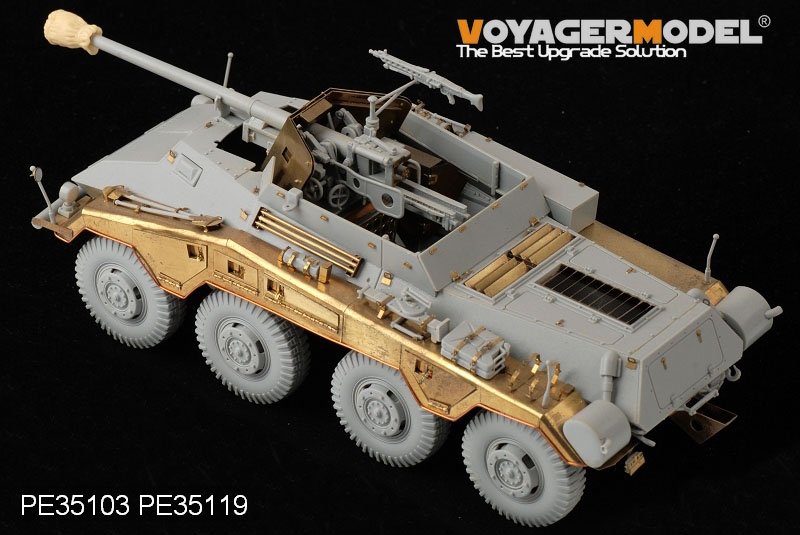 Boîte de rangement Voyager modèle PE35119 pour Sd.Kfz 234 8 Road, version initiale (pour la série DRAGON Sd.Kfz.234), échelle 1/35 – image 3