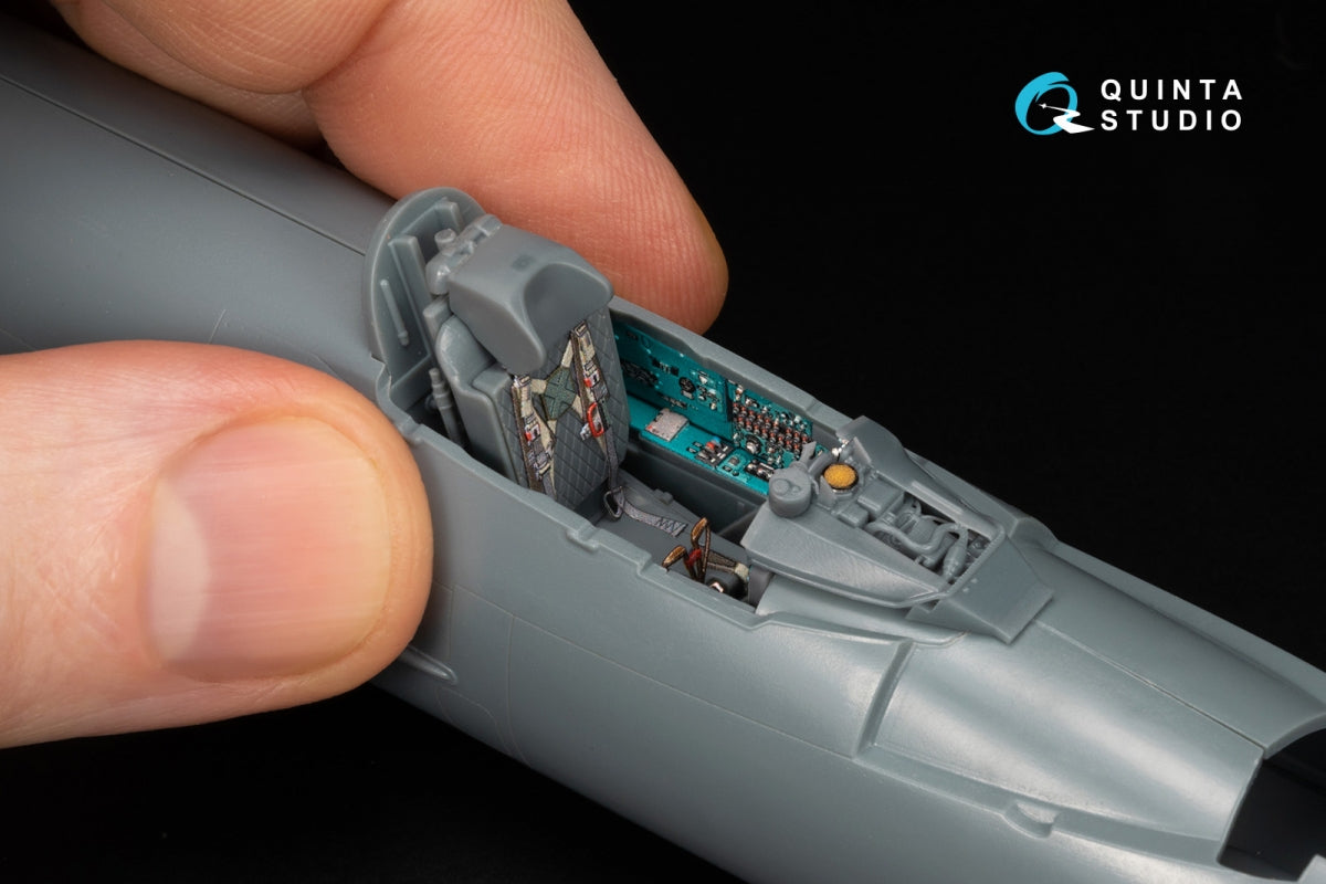 Quinta Studio QD+48578 MiG-21MF Fishbed-J (usine de Gorkiy) Intérieur imprimé en 3D et coloré sur papier décalcomanie (Eduard) (avec pièces en résine imprimées en 3D) 1/48 – Bild 14