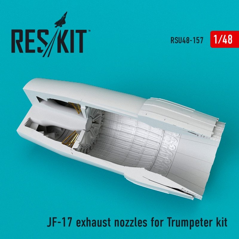 RESKIT RSU48-0157 Buses d'échappement JF-17 pour maquette Trumpeter au 1/48