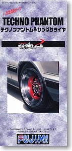 Fujimi 193205 Roue Techno Phantom/Pneu Hippari 1/24