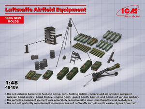 ICM 48409 Équipement de terrain d&amp;#39;aviation de la Luftwaffe 1/48