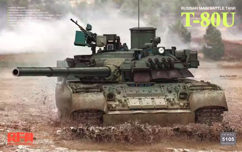 Modèle Voyager PEA474 - Chenilles de chars russes modernes T-80U/T-80UK pour RFM 1/35 – image 2
