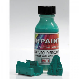 Peinture MR. Paint MRP-001 Turquoise Russie Cockpit Mi-17/24, MiG-21/23/25/31 30 ml – image 4