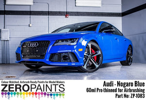 Peinture Zero Paints ZP-1083 Audi RS - Bleu Nogaro 60 ml
