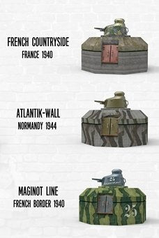 RT-Diorama 35648 Bunker français avec tourelle FT17 1/35 – image 2