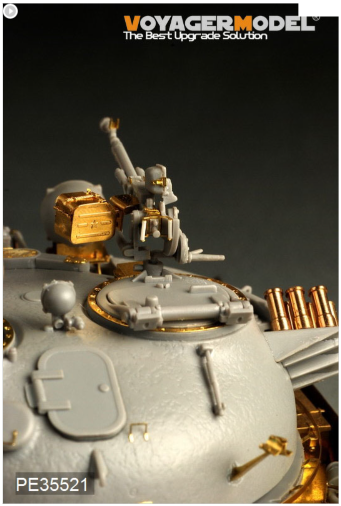 Maquette Voyager PE35521 Char moyen russe moderne T-62 Mod.1984 de base pour TRUMPETER 01554 1/35 – immagine 3