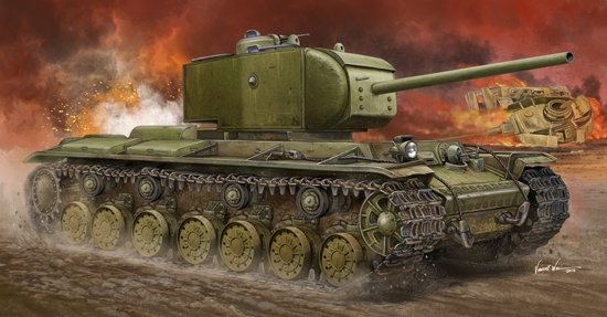 Trumpeter 05553 KV-220 Char super lourd russe Tigre 1/35