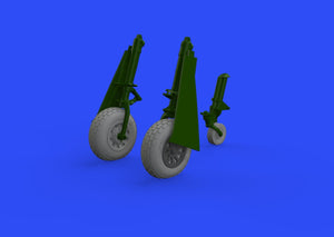 Roues Eduard 648989 P-51B/C à bande de roulement EDUARD 1/48