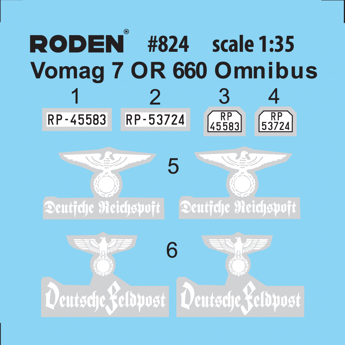 Roden 824 Vomag Omnibus 7 OR 660 1/35 – zdjęcie 5