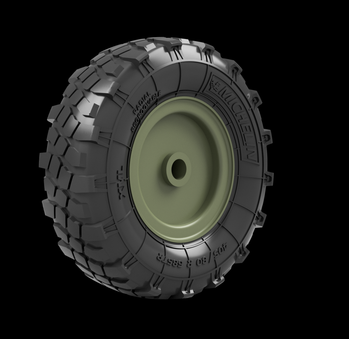 Roues de route Panzer Art RE35-781 Boxer GTF (Michelin XML) 1/35