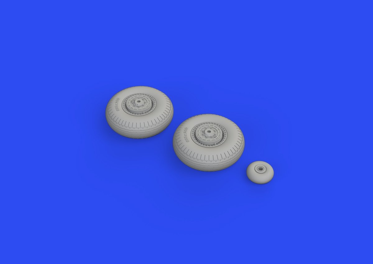 Eduard 648617 Il-2 wheels ZVEZDA 1/48 – zdjęcie 3