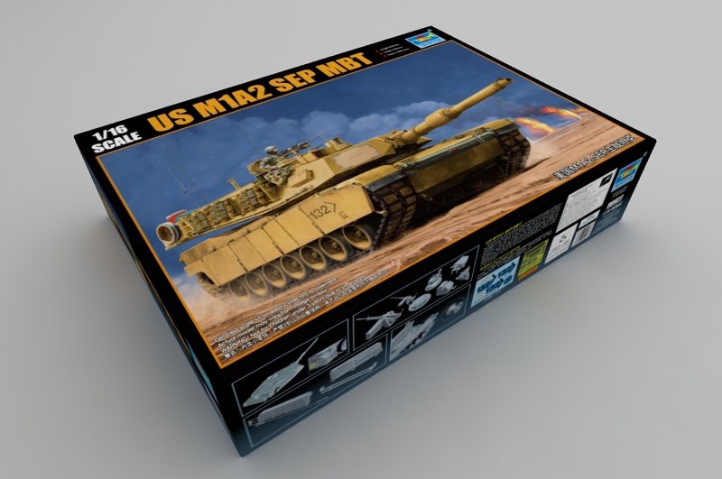 Trumpeter 00927 US M1A2 SEP MBT 1/16 – immagine 2