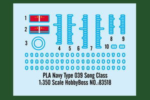 Hobby Boss 83518 PLA Navy Type 039 Song Class 1/350 – image 3