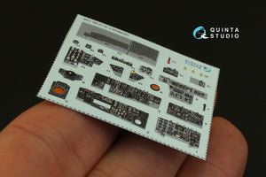 Intérieur imprimé en 3D et coloré sur papier décalcomanie Quinta Studio QD48055 F-4J (pour kit ZM SWS) 1/48 – immagine 5