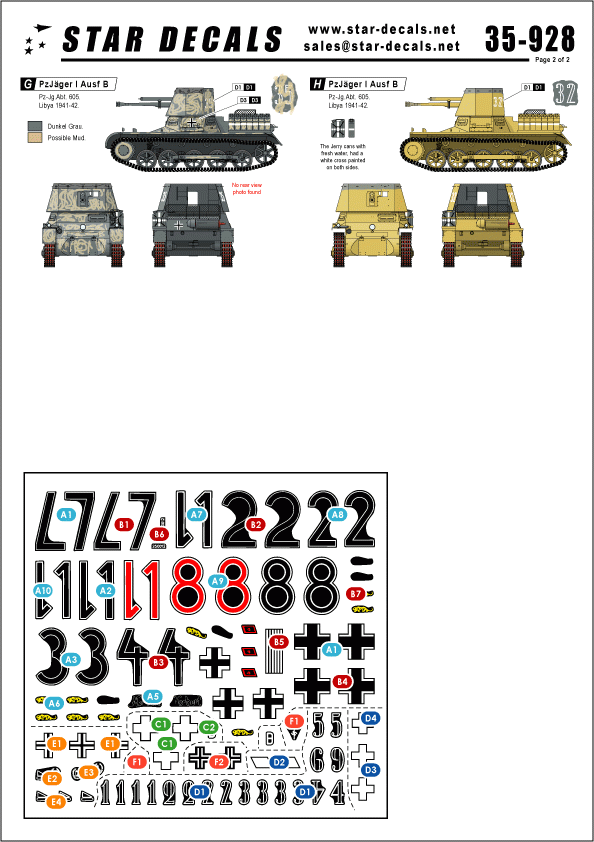 Star Decals 35-928 German Afrika Mix 4 1/35 – image 2