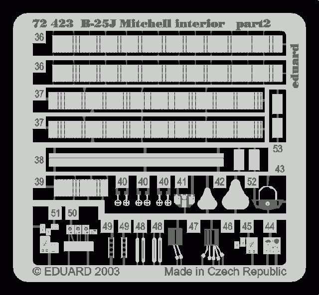Eduard BIG7201 B-25J 1/72 HASEGAWA – Bild 6