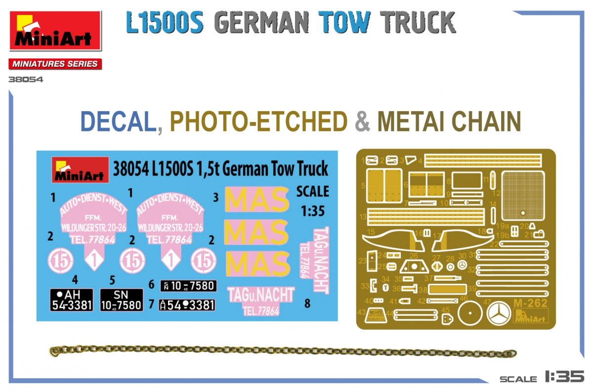 MiniArt 38054 L1500S DÉPANNEUR ALLEMAND 1/35 – immagine 3
