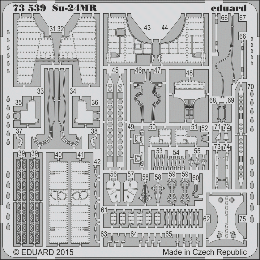 Eduard 73539 Su-24MR 1/72 TRUMPETER – image 2