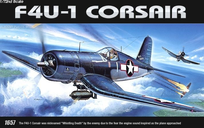 Maquette Academy 12457 F4U-1 Corsair (1/72) (1657)