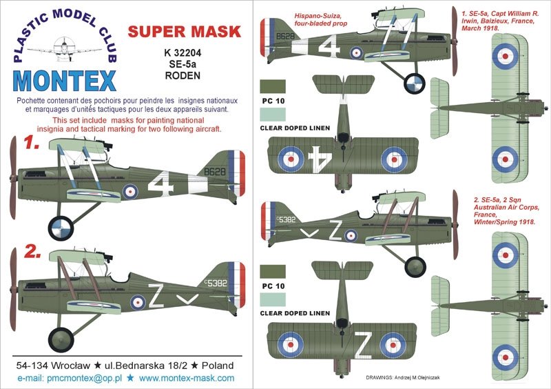 Montex K32204 SE-5a 1/32 