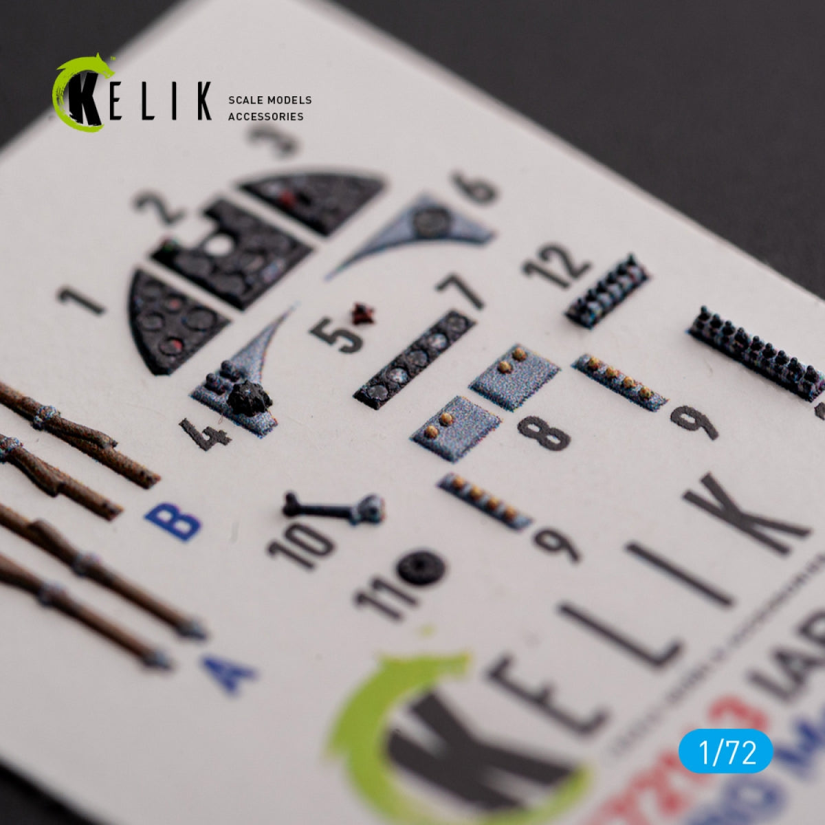 KELIK K72143 IAR.81c - Décalcomanies 3D intérieures pour maquette IBG Models au 1/72 – image 5