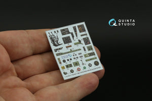Intérieur imprimé en 3D et coloré sur papier décalcomanie Quinta Studio QDS-48378 Bristol Blenheim Mk.I (Airfix) (Petite version) 1/48 – image 10