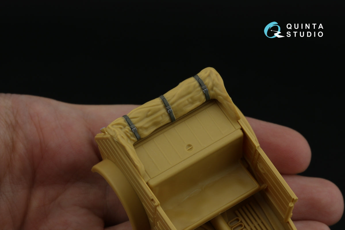 Quinta Studio QD+35143 Kubelwagen Type 82 Intérieur imprimé en 3D et coloré sur papier décalcomanie (Hero) (avec pièces en résine imprimées en 3D) 1/35 – immagine 9